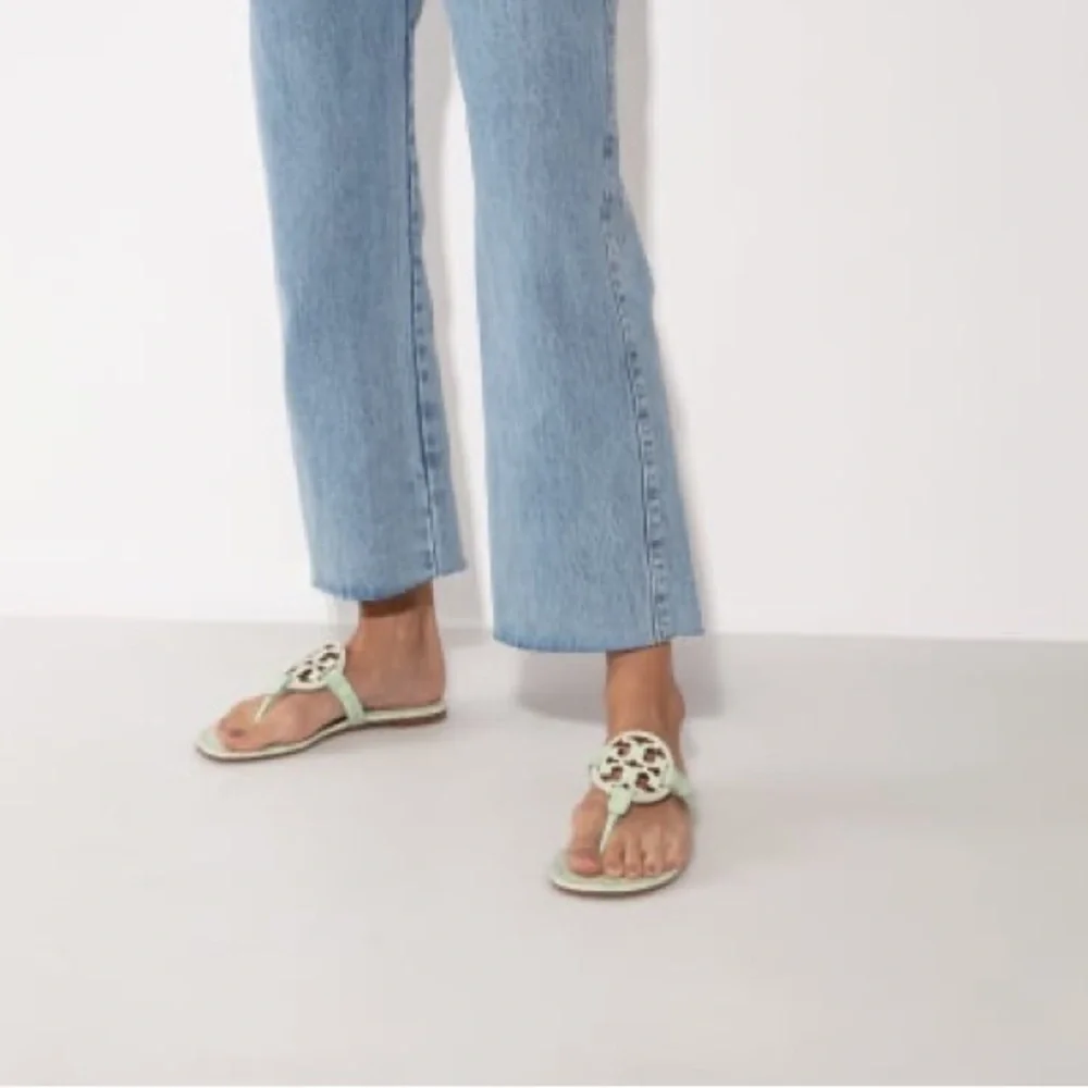 NIB Tory Burch Metal Miller Sandals Size: 6.5